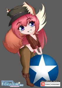 Kawaii Foxy Girl Chibi Original By HotaruChanART